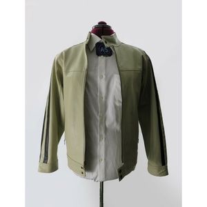 PX Faux leather jacket slim fit beige size S